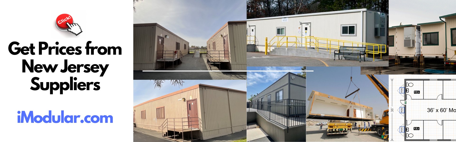 Get price quotes to buy or rent any type of used modular building or classroom from suppliers in New Jersey